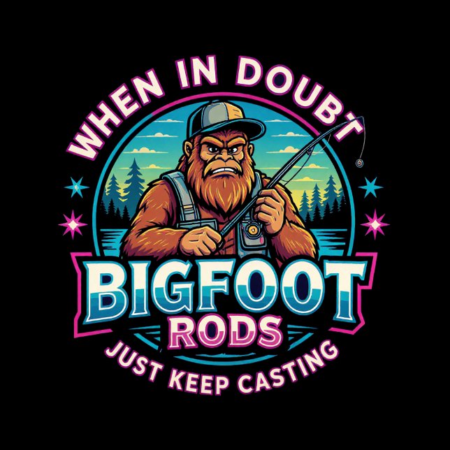 Sticker Tiges de Bigfoot en cas de doute (Créateur téléchargé)
