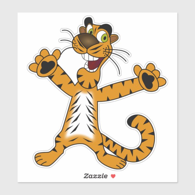 Sticker Tigre (Feuille)