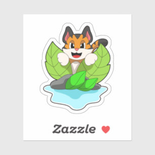 Sticker Tigre à la chasse