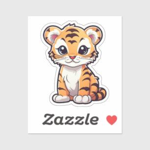 Sticker Tigre de dessin