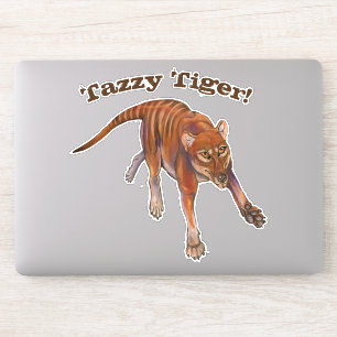 Sticker Tigre de Tazmanie Thylacine