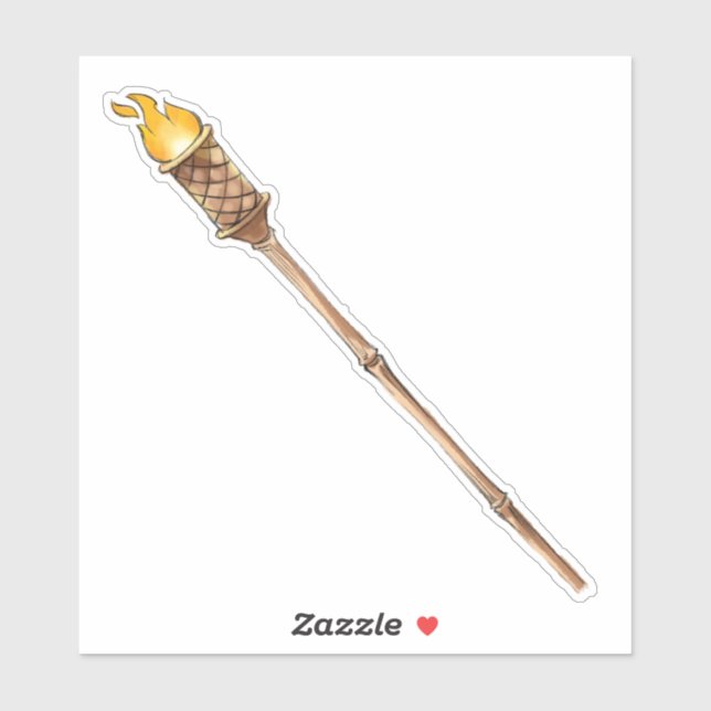 Sticker Tiki Torch (Feuille)