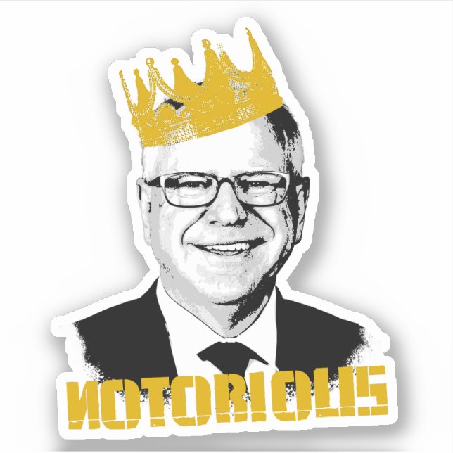 Sticker TIm Walz (Devant)