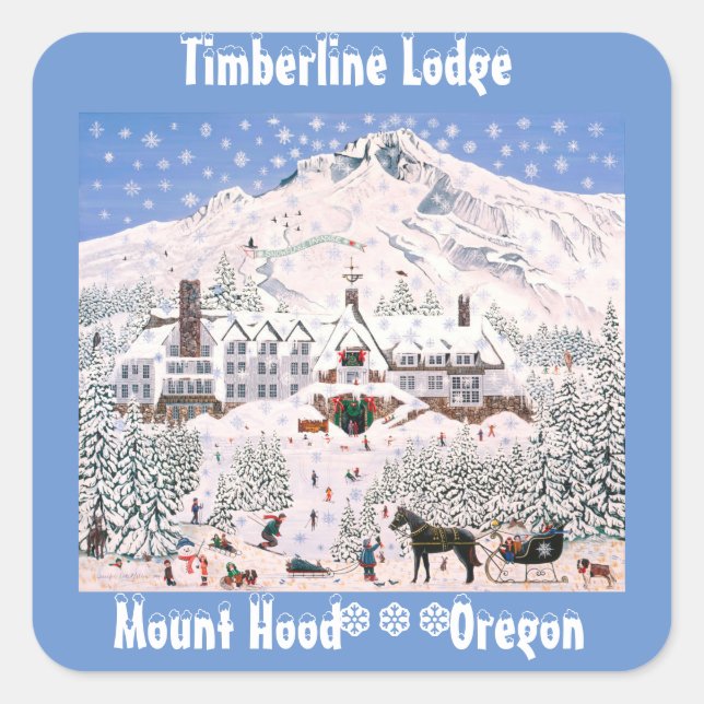 Sticker Timberline Lodge (Devant)