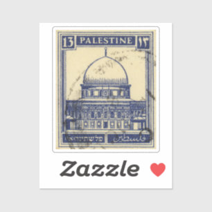Sticker timbre antique palestinien 1920_ folklor palestine