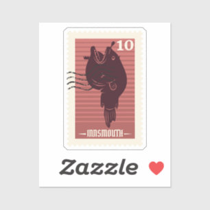 Sticker Timbre de poste d'Innsmouth