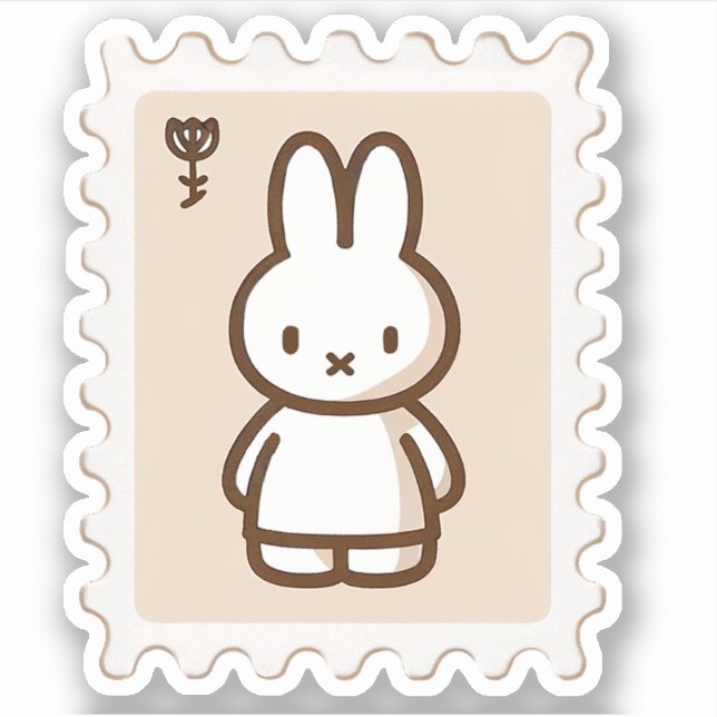 Sticker Timbre en latte minuscule seul (Devant)