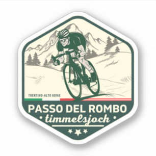 Sticker Timmelsjoch - passage du rombo