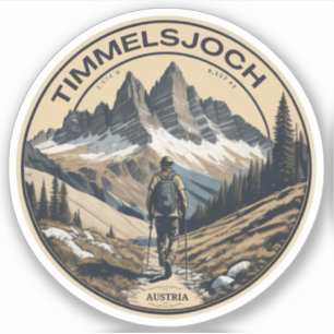 Sticker Timmelsjoch - passage du rombo