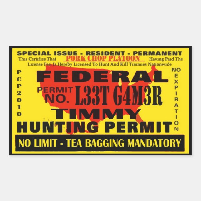 Sticker Timmy Hunter (Devant)