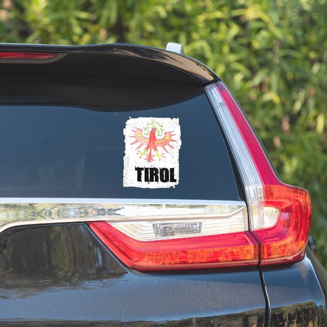 Sticker Tirol Aquarell Autriche (Côté voiture)