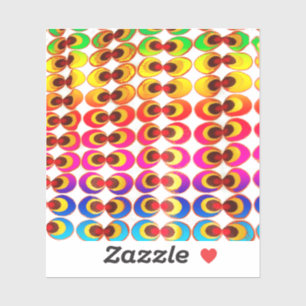 Sticker Tissu psychédélique