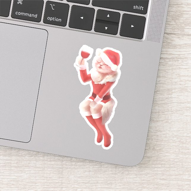 Sticker Toast de Noël Meowy (Détail)