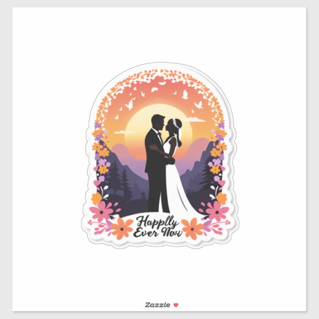 Sticker "Today’s the Day!" (Wedding Day / Rehearsal) (Feuille)