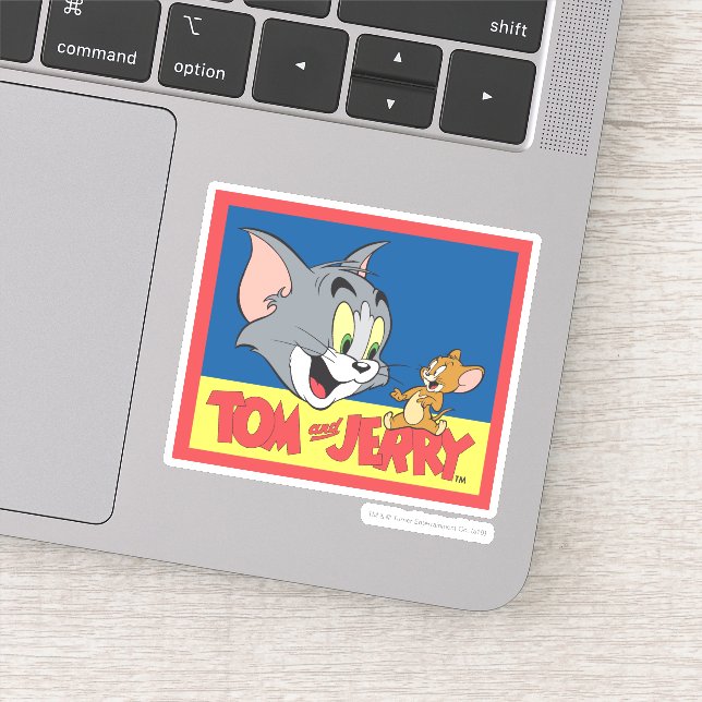 Sticker Tom And Jerry Logo Flat (Détail)