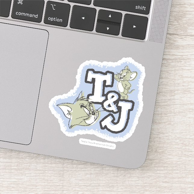Sticker Tom and Jerry T&J Logo (Détail)