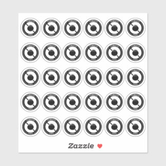 Sticker Tomato Free Wedding Place Card Mini Food Allergy