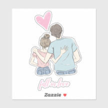 Tomber amoureux Couple avec personnalisable