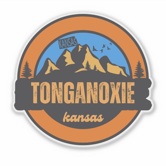 Sticker Tonganoxie, Kansas (Devant)
