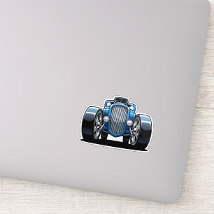 Sticker Toon Hotrod Art