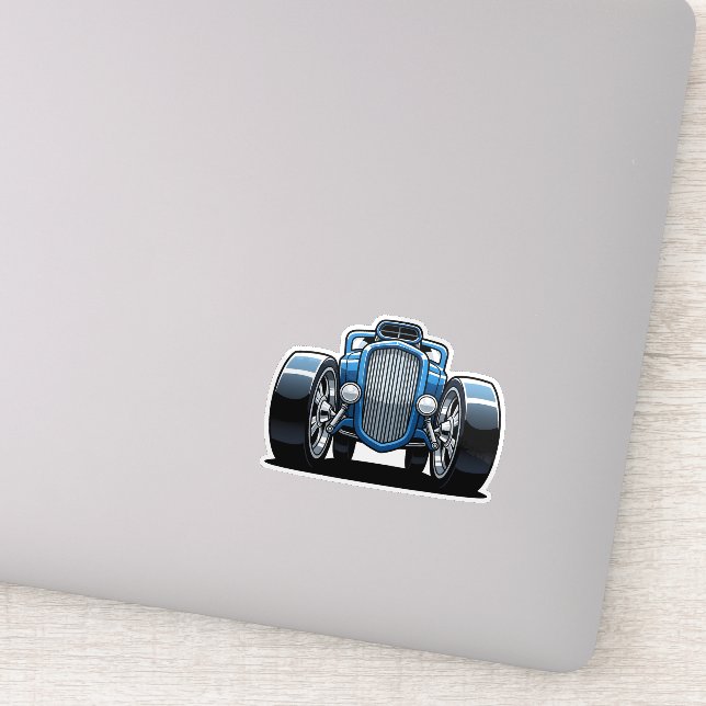 Sticker Toon Hotrod Art  (Détail)