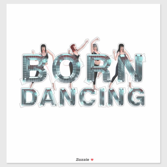 Sticker TOP Born Dancing (Feuille)