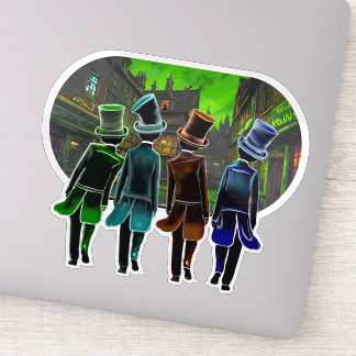 Sticker Top Hat Design