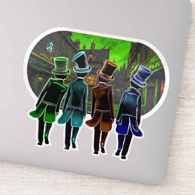 Sticker Top Hat Design (Détail)