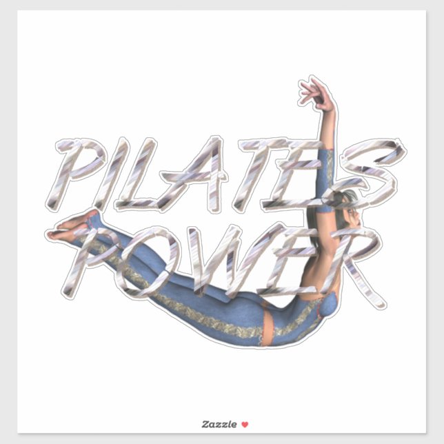 Sticker TOP Pilates Power (Feuille)