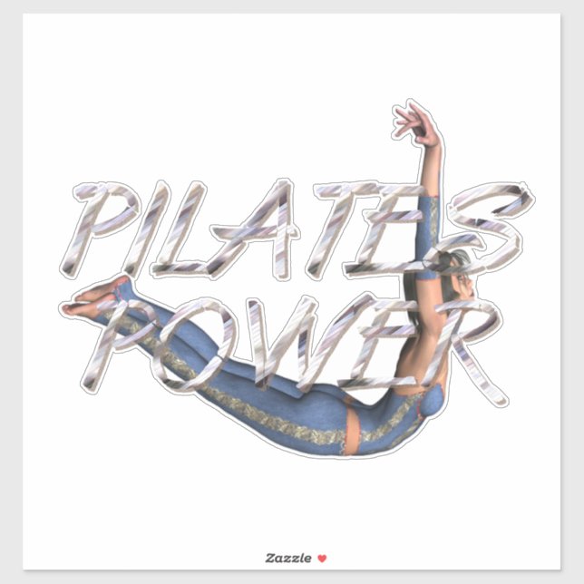 Sticker TOP Pilates Puissance (Feuille)
