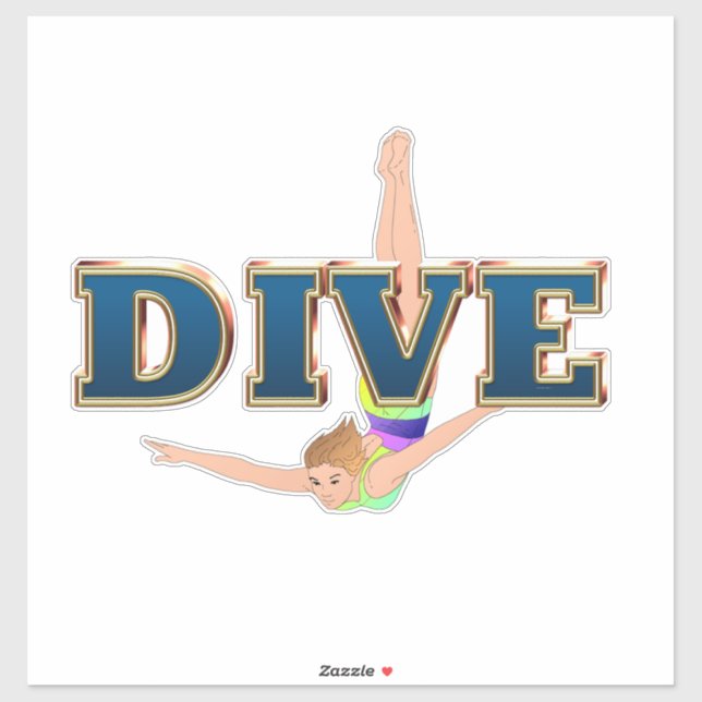 Sticker TOP Plongeon (Feuille)