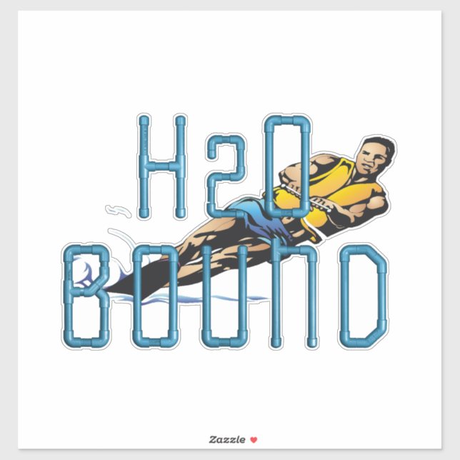 Sticker TOP Water Skiing (Feuille)