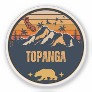 Sticker Topanga, Californie