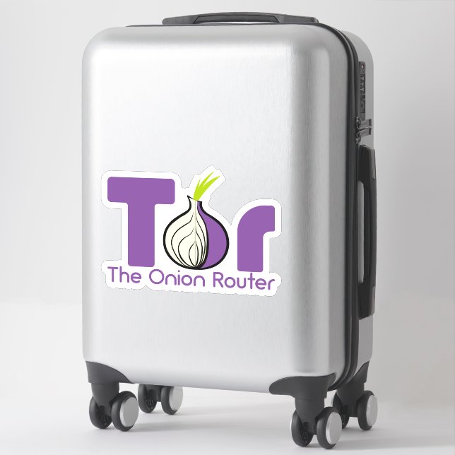 Sticker Tor - Routeur Onion (Sur valise)