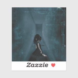 Sticker Tormentée Gothique