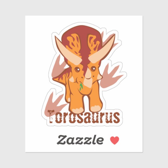 Sticker Torosaure mûre (Feuille)