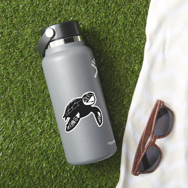 Sticker tortue de mer (HydroFlask Insitu)