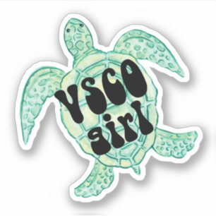Sticker Tortue de mer vsco fille