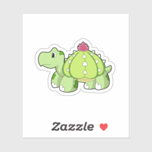Sticker Tortue en cactus