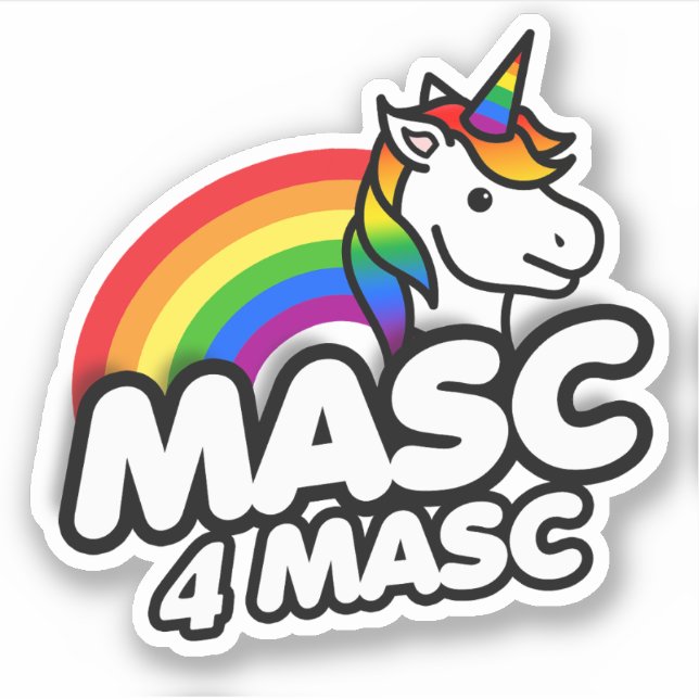 Sticker Totalement masculin (Devant)