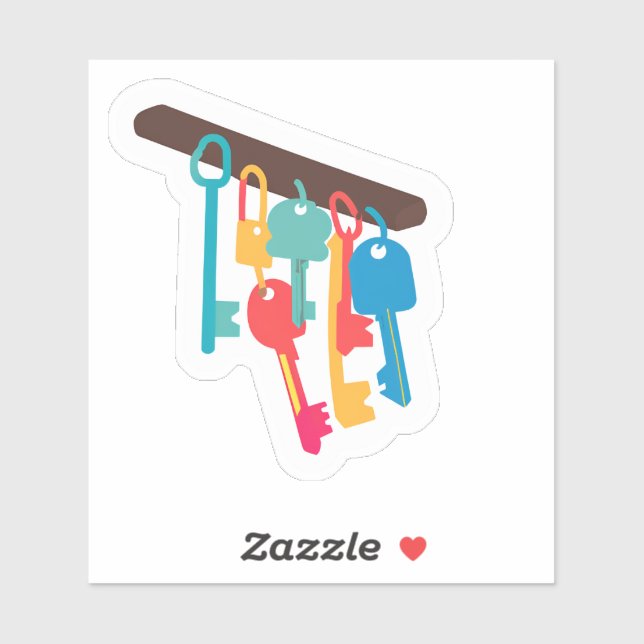 Sticker Touches de différentes couleurs (Feuille)