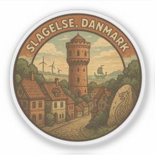 Sticker Tour de Slagelse Danemark