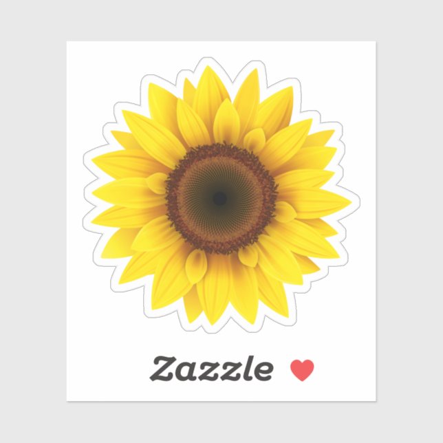 Sticker Tournesol (Feuille)