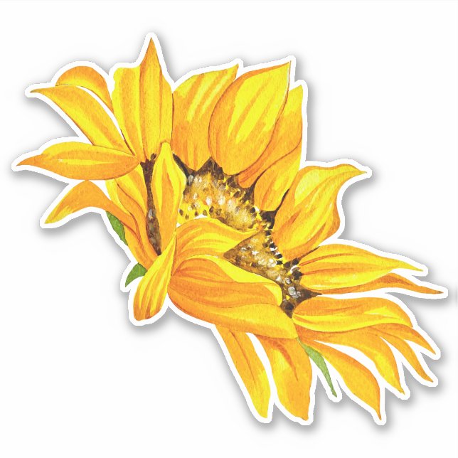 Sticker tournesol (Devant)