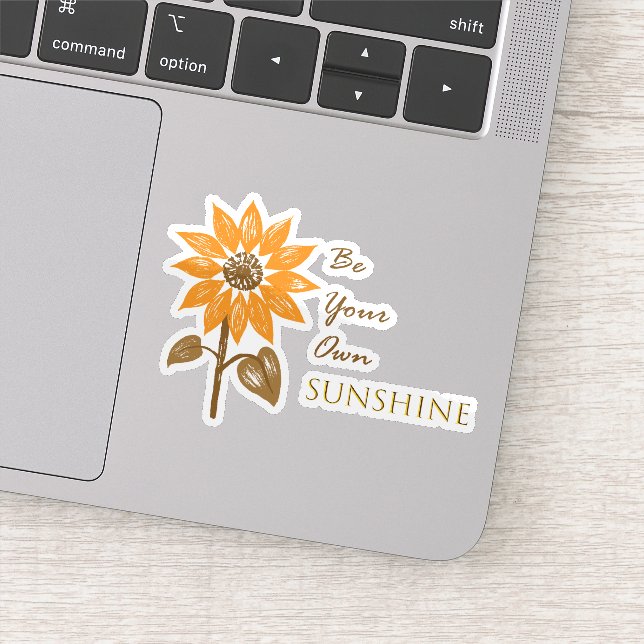 Sticker tournesol (Détail)