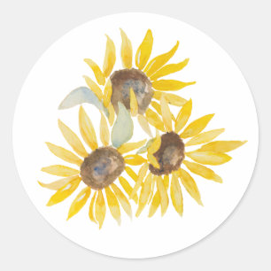 Sticker Tournesol Cercle