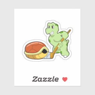 Sticker Tourterelle Hockey sur glace Canne de hockey sur g