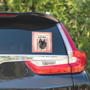 Sticker Tous Les Chiens Sont Cool Mais Les Akitas Régissen
