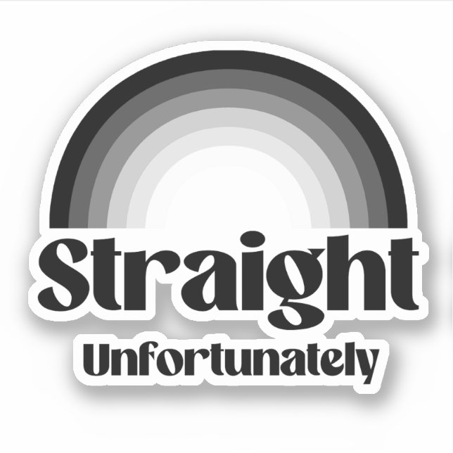 Sticker Tout droit malheureusement (Devant)