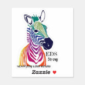 Sticker Rainbow zebra 